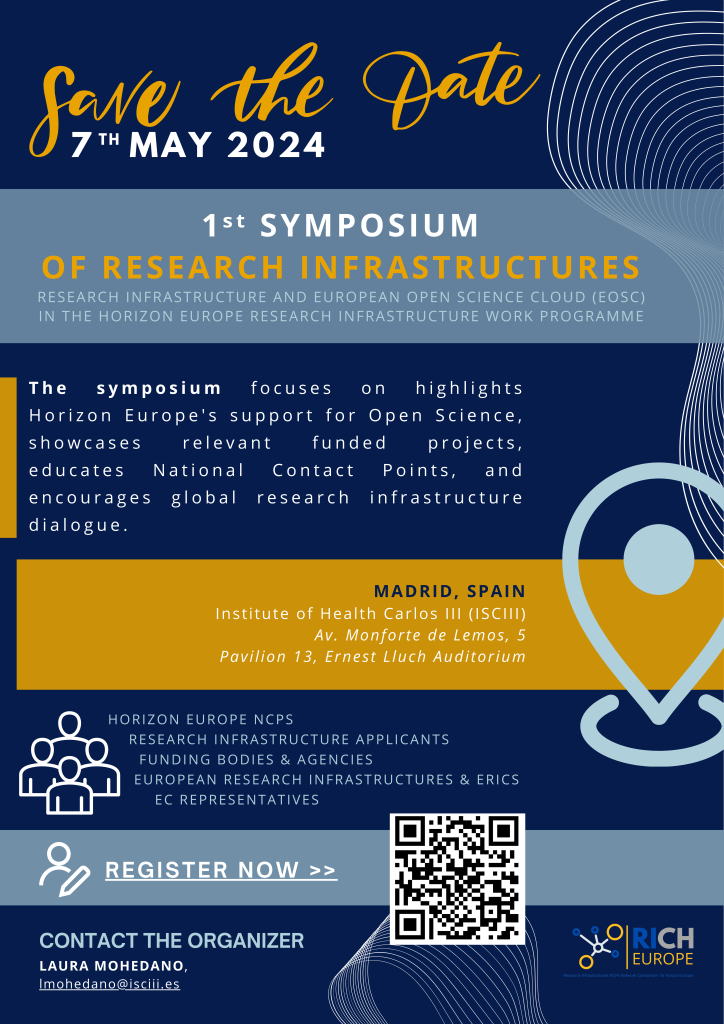 1st symposium of research infrastuctures